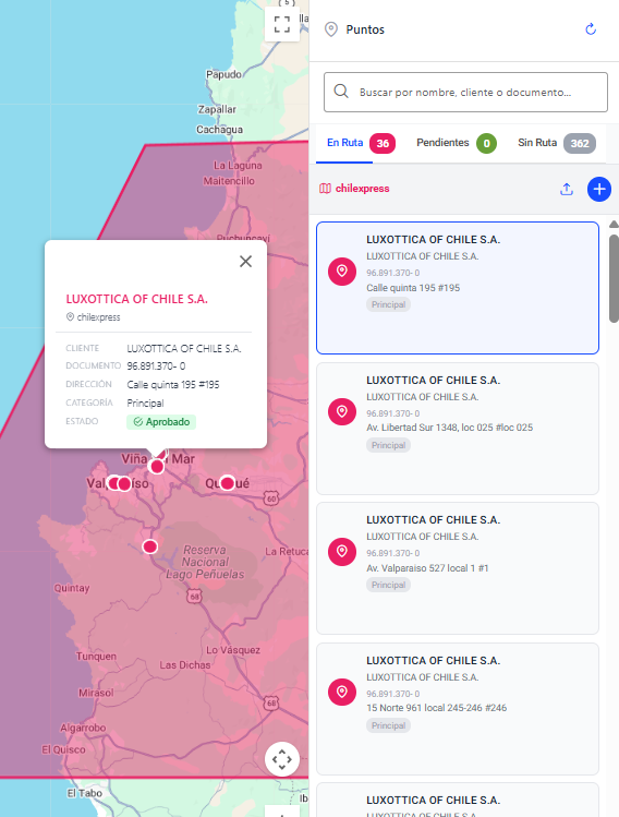 Dgenius - Mapa GPS en tiempo real